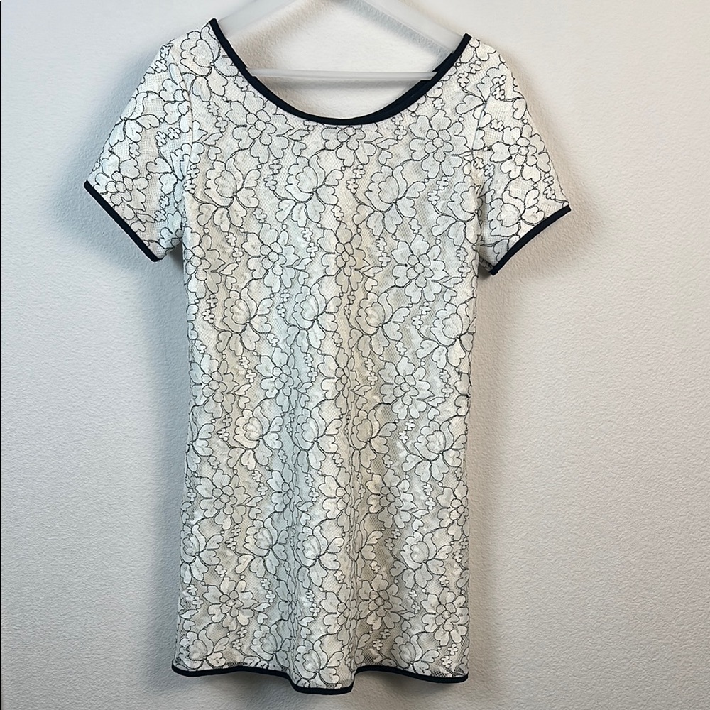 Barneys New York Silver White Fitted Embellished Blouse